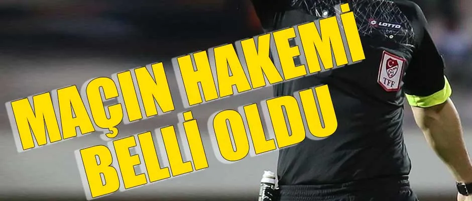 Trendyol Türkiye 1.Futbol Ligi 10.hafta maçının hakemleri belli oldu.