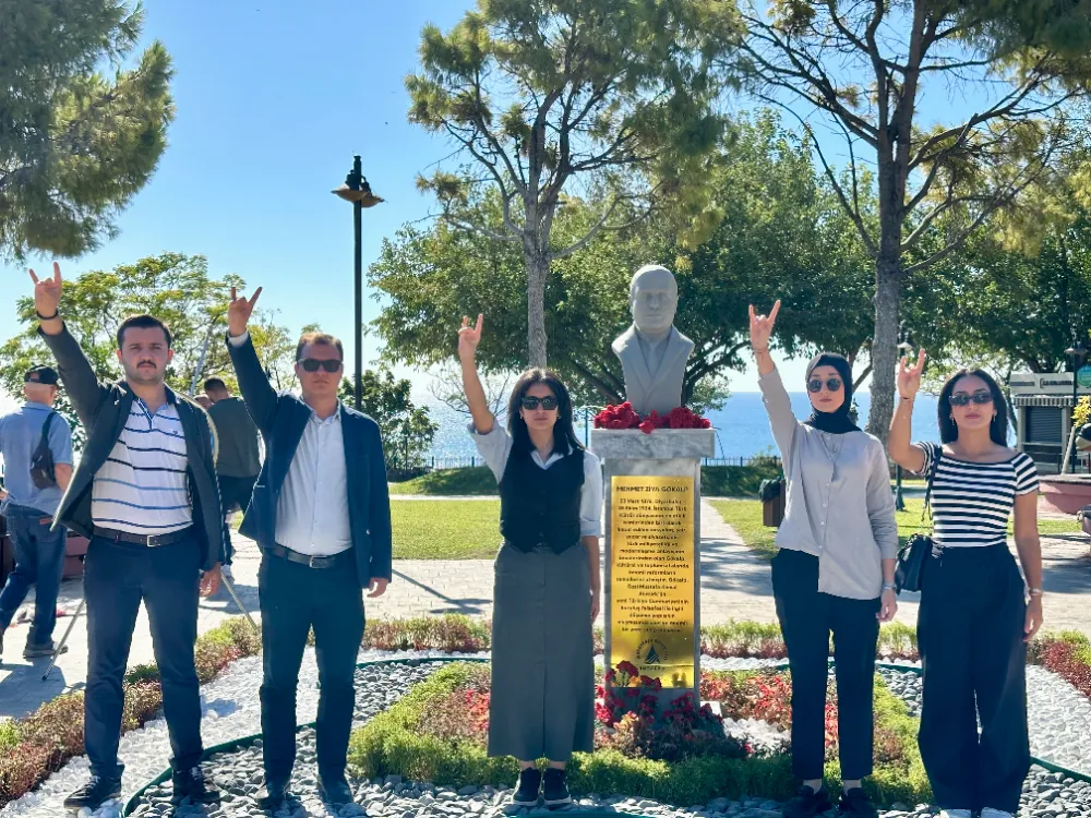 Antalya Türk Ocakları,  Ziya Gökalp Büstü Açılışında Türk Milletine Birlik Mesajı Verdi