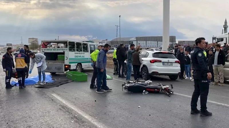 Şanlıurfa’da tırla çarpışan motosikletin Suriyeli sürücüsü öldü 