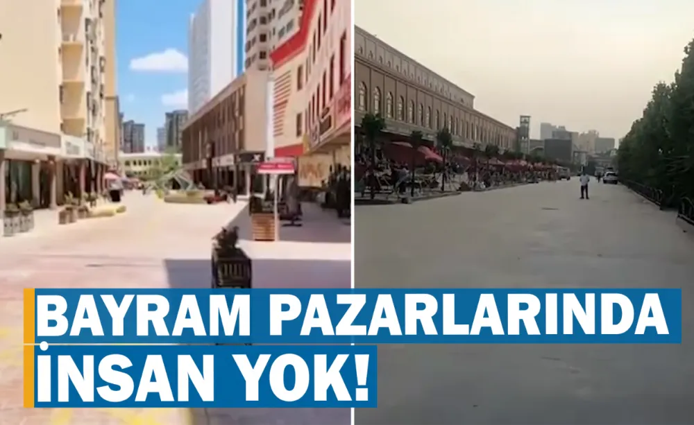 Bayram pazarlarında İnsan Yok!