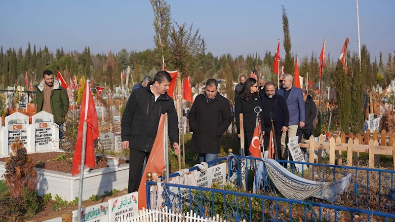 Başkan Tutdere sözünü tuttu: Deprem Şehitliği Anıtı için ilk adım atıldı 