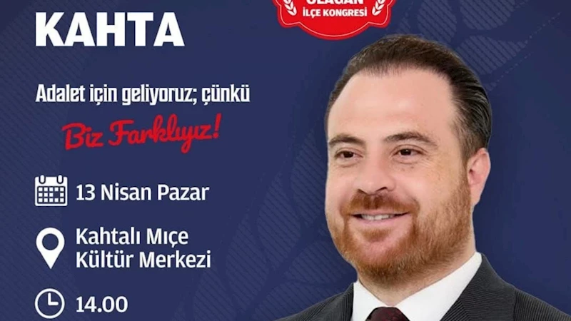 Yeniden Refah Partisi Kahta İlçe Kongresi 13 Nisan’da gerçekleştirilecek 