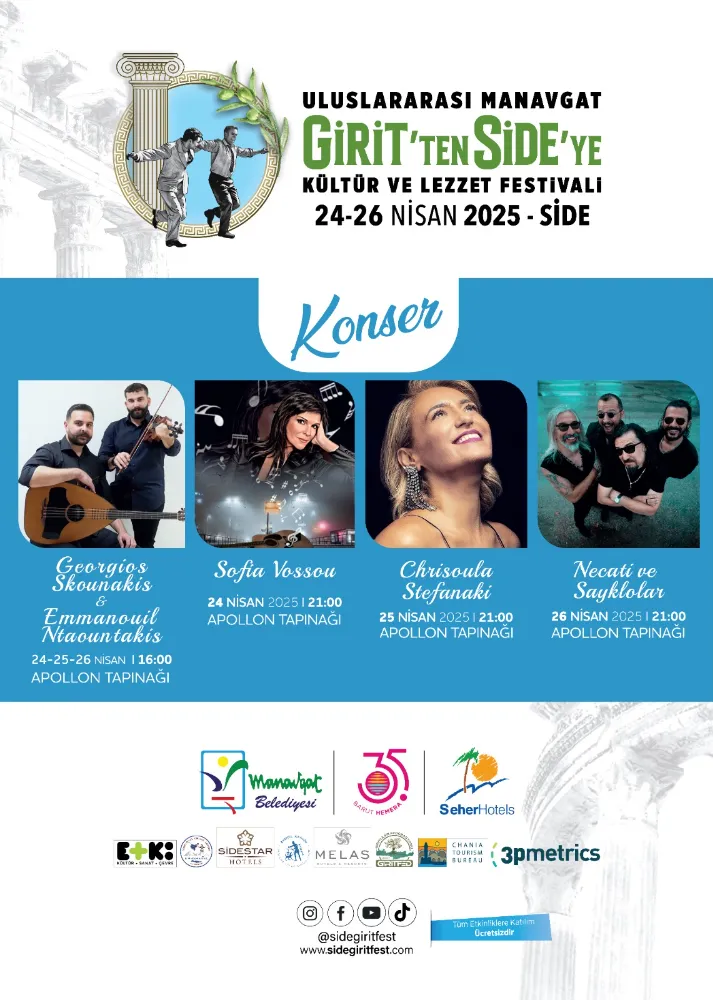 MANAVGAT, GİRİT LEZZETLERİYLE DÜNYA GASTRONOMİ SAHNESİNE ÇIKIYOR