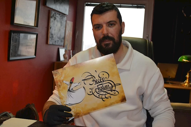 Kaligrafi sanatıyla çocuklukta tanıştı, şimdi sanatını gelecek nesillere aktarıyor