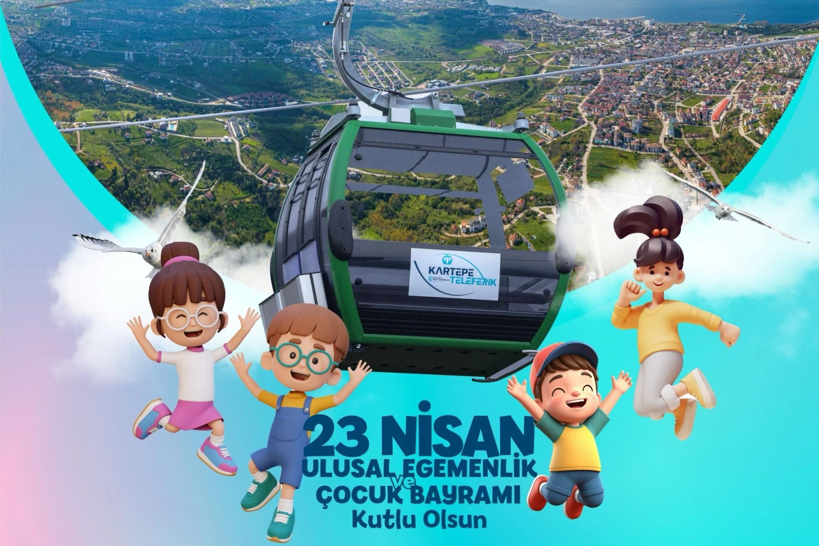 Kartepe Teleferik’te bayrama özel yüzde 50 indirim