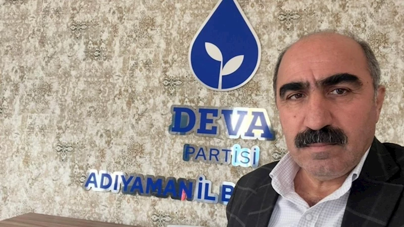 DEVA Partisi İl Başkanı Mehmet Anaç: 