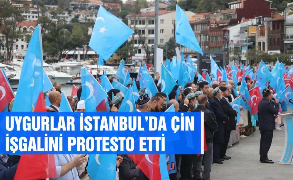 Uygurlar Çin işgalini protesto etti