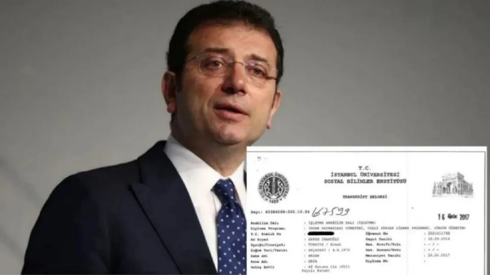 Ekrem İmamoğlu’nun diploması iptal mi edilecek?