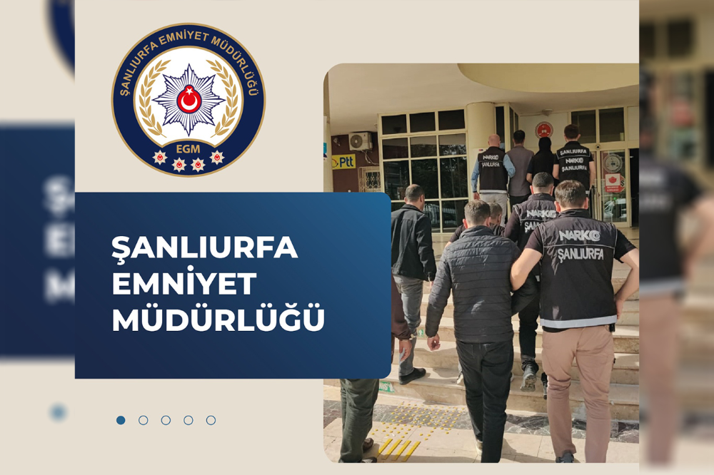 Şanlıurfa’da uyuşturucu operasyonu: 28 gözaltı