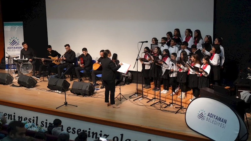 Adıyaman Belediyesi Çocuk Korosu ilk konserini verdi  - Videolu Haber