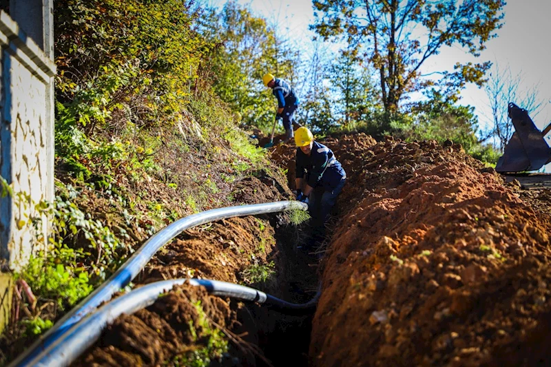 Kurudere’ye kesintisiz içme suyu için 6 bin 500 metrelik yeni hat projesi başladı 