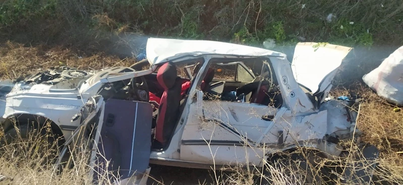 Şanlıurfa’da otomobil tahliye kanalına devrildi: 5 yaralı  - Videolu Haber