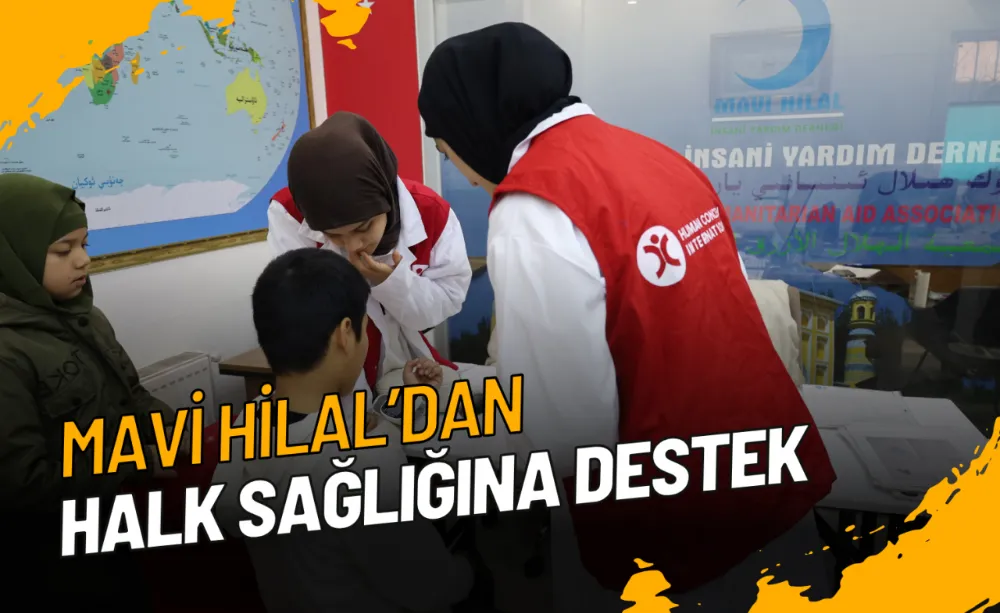 Mavi Hilal’dan halk sağlığına destek