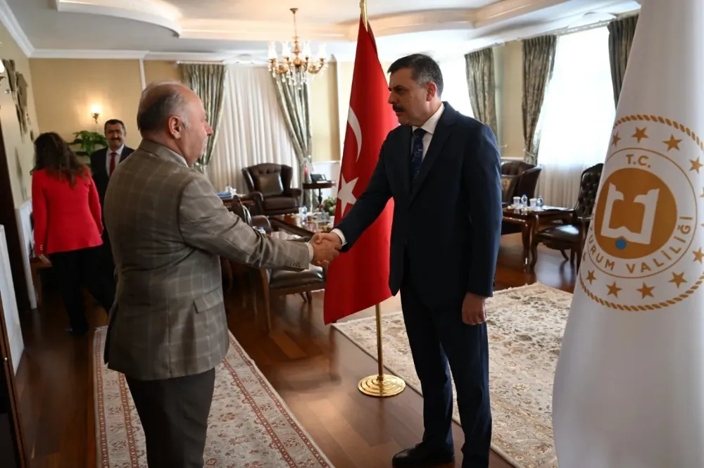 Erzurum Valisi Mustafa Çiftçi, Valilik personeli ile bayramlaştı