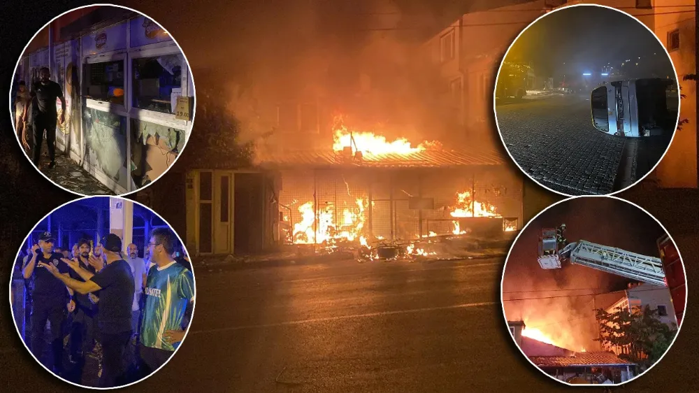 Kayseri’de çocuğa istismar iddiası: Suriyelilerin yaşadığı mahallede bazı iş yerleri ve araçlar ateşe verildi