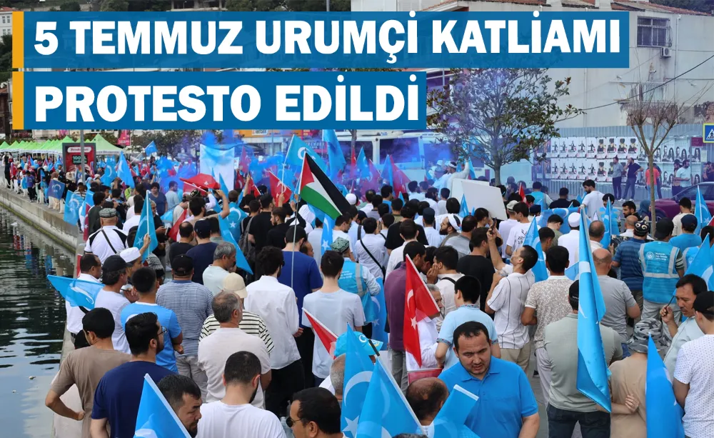 Urumçi Katliamı İstanbul’da Protesto edildi