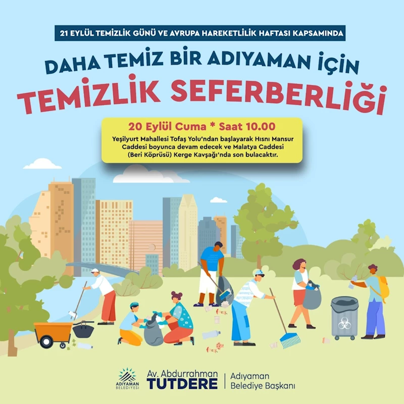 Başkan Tutdere süpürgeyle sokağa inecek 