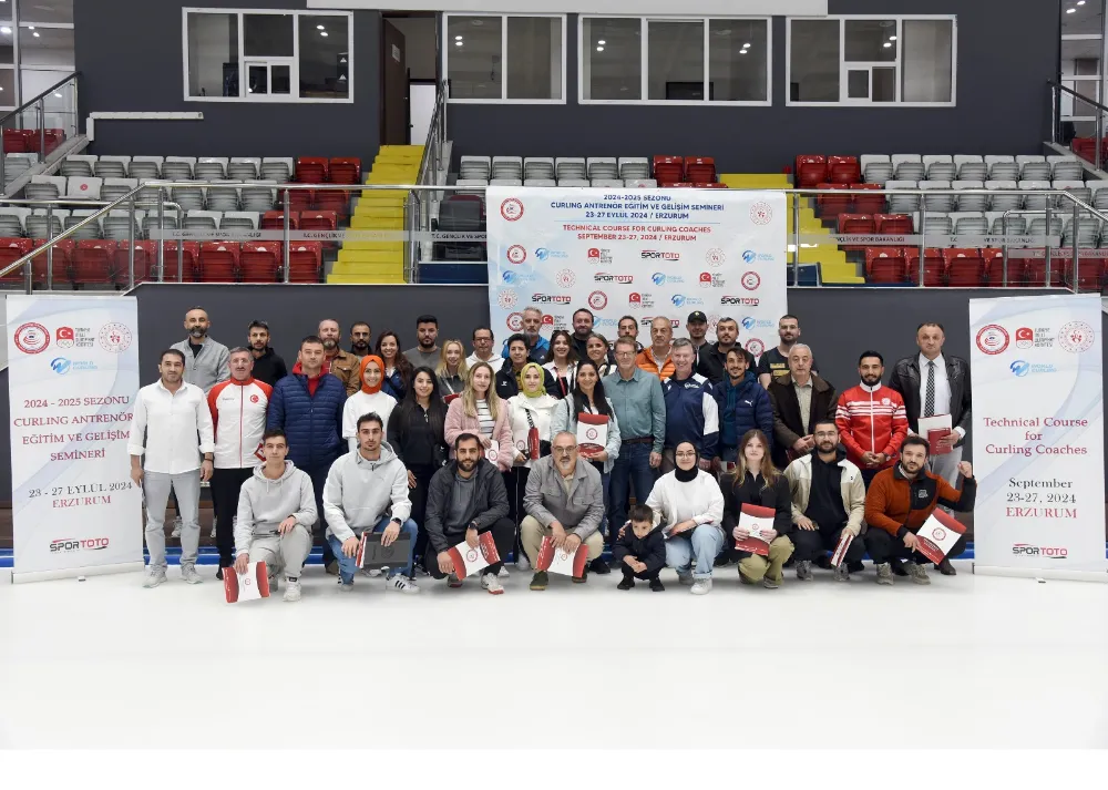 Curling Antrenör Eğitim ve Gelişim Semineri Erzurum’da yapıldı