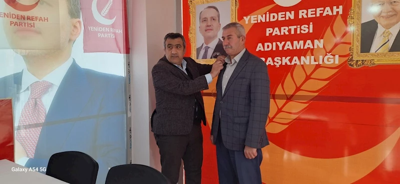 Yeniden Refah Partisi Kâhta İlçe Başkanlığına Mehmet Yasin Erdem atandı  - Videolu Haber