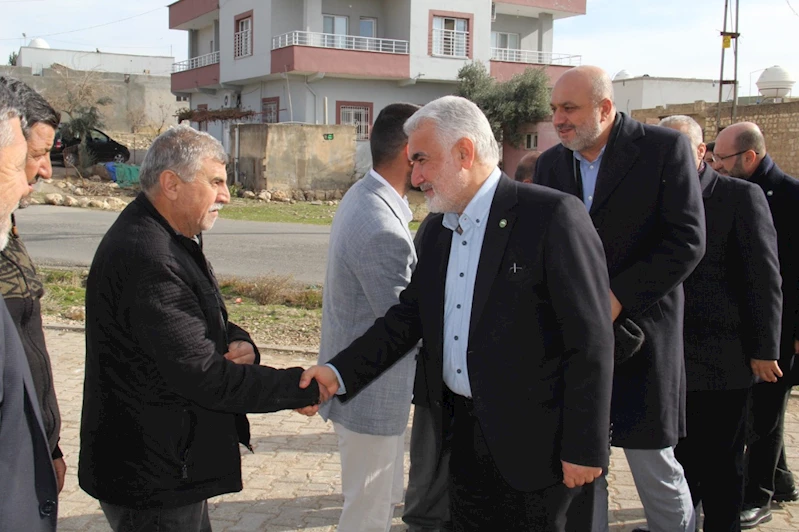 HÜDA PAR Genel Başkanı Yapıcıoğlu Mardin’de vatandaşlarla buluştu