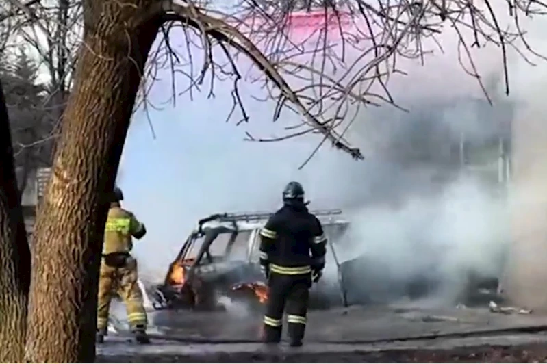 Ukrayna Rus gazetecilerin aracına drone ile saldırdı: Bir ölü 4 yaralı