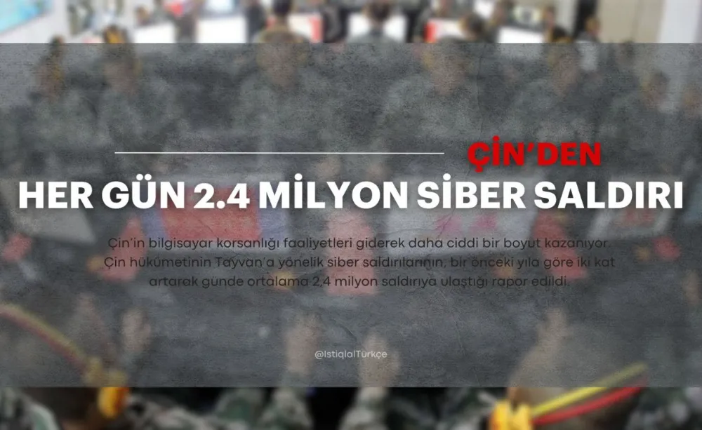 Çin’den Her gün 2.4 Milyon Siber Saldırı