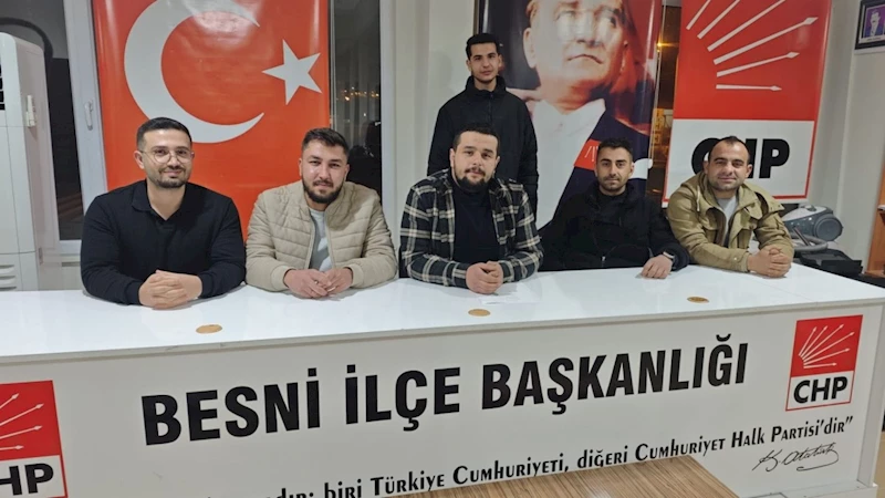 CHP Besni Gençlik Kolları’ndan çağrı: 