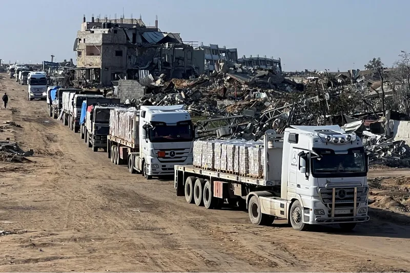 UNRWA: Bugün yaklaşık 170 kamyon Gazze Şeridi