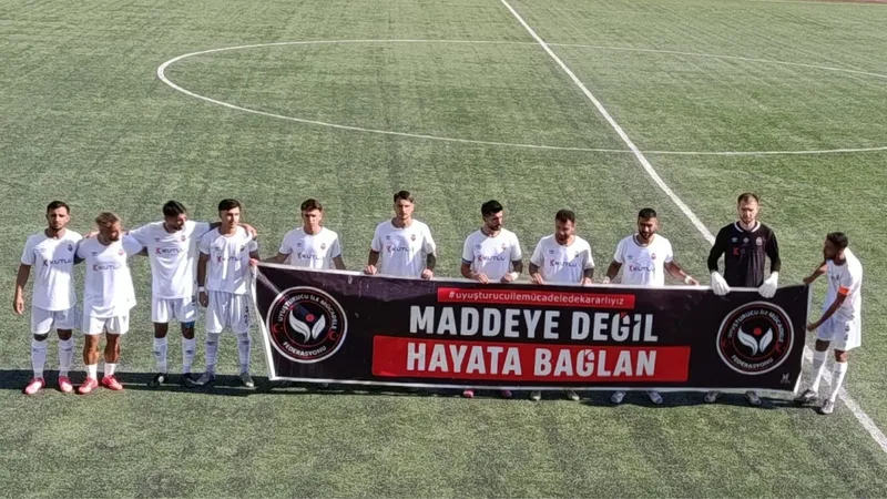 Kahta 02 Spor’dan ‘Maddeye Değil Hayata Bağlan’ Mesajı  - Videolu Haber