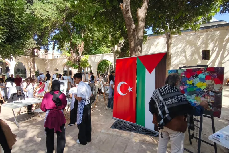 Şanlıurfa’da Gazze’ye destek amacıyla 