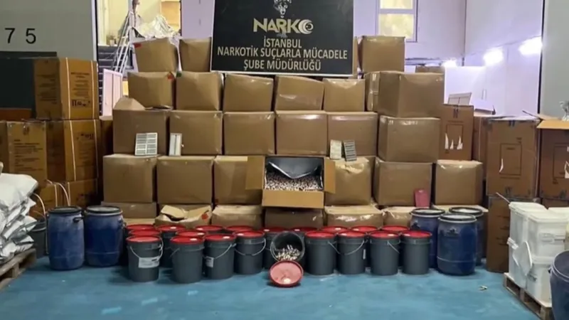 İstanbul’da 4 milyon uyuşturucu hap ele geçirildi  - Videolu Haber