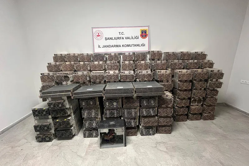 Şanlıurfa’da kripto para operasyonu: 7 milyon TL değerinde cihaz ele geçirildi