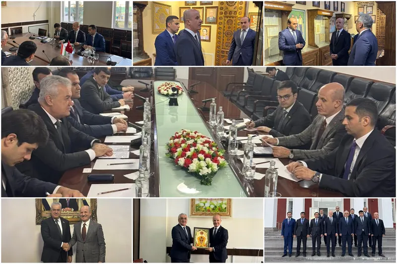 YÖK Başkanı Özvar, Tacikistan Eğitim ve Bilim Bakanı Saidzoda ile görüştü