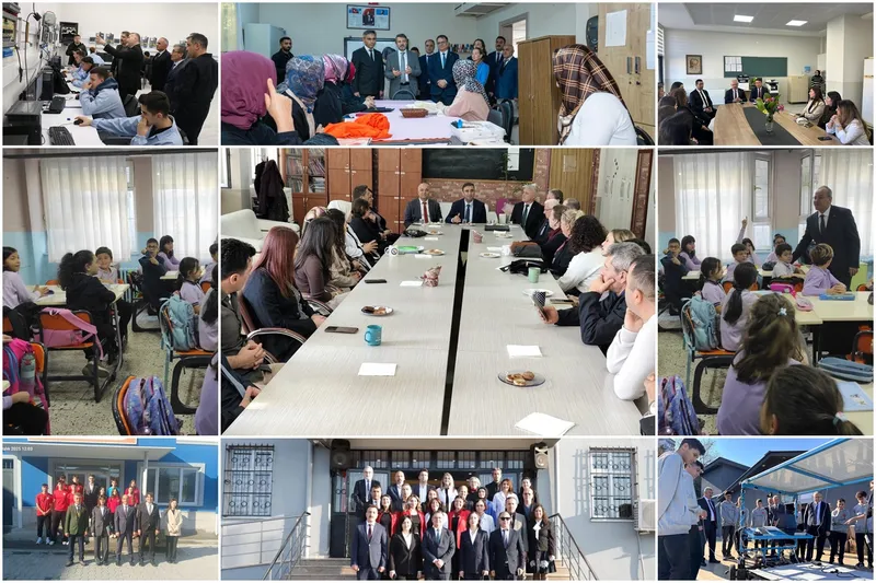 MEB birim amirleri, Zonguldak ve ilçelerinde saha ziyaretlerinde bulundu