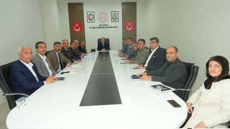 Adıyaman’da Haftalık Eğitim Değerlendirme Toplantısı gerçekleştirildi 