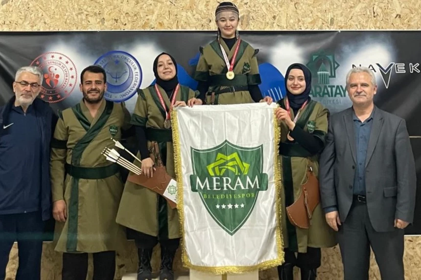 Geleneksel okçulukta zirve; Meram Belediyespor’un