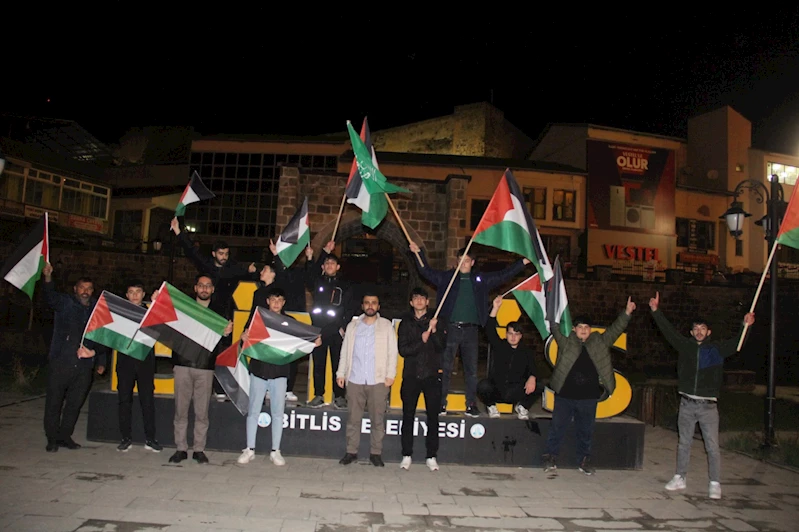 Bitlis’in semaları Gazze için tekbirler sesleriyle inledi
