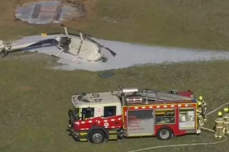 Avustralya’da helikopter kazası: 2 yaralı