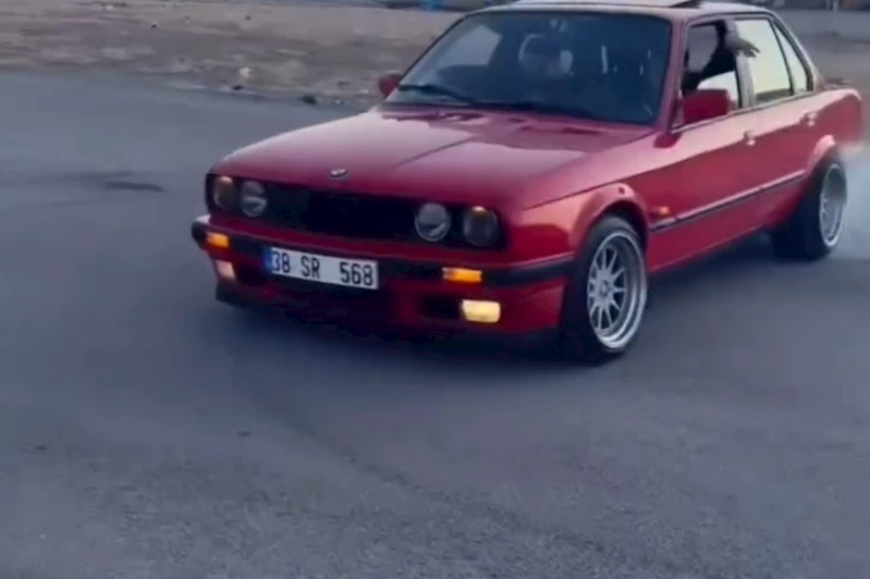 Mardin’de drift yapan sürücüye ceza