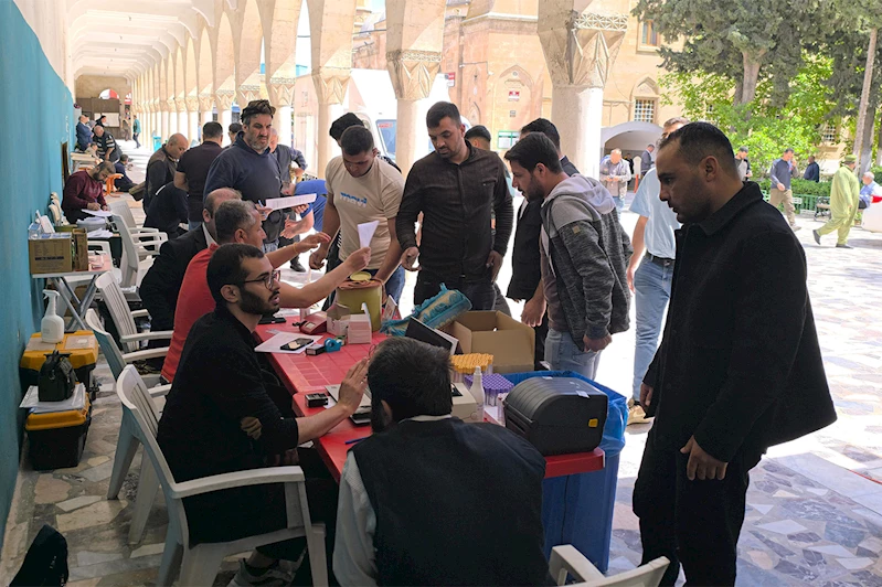 Cuma namazı sonrası kan bağışı