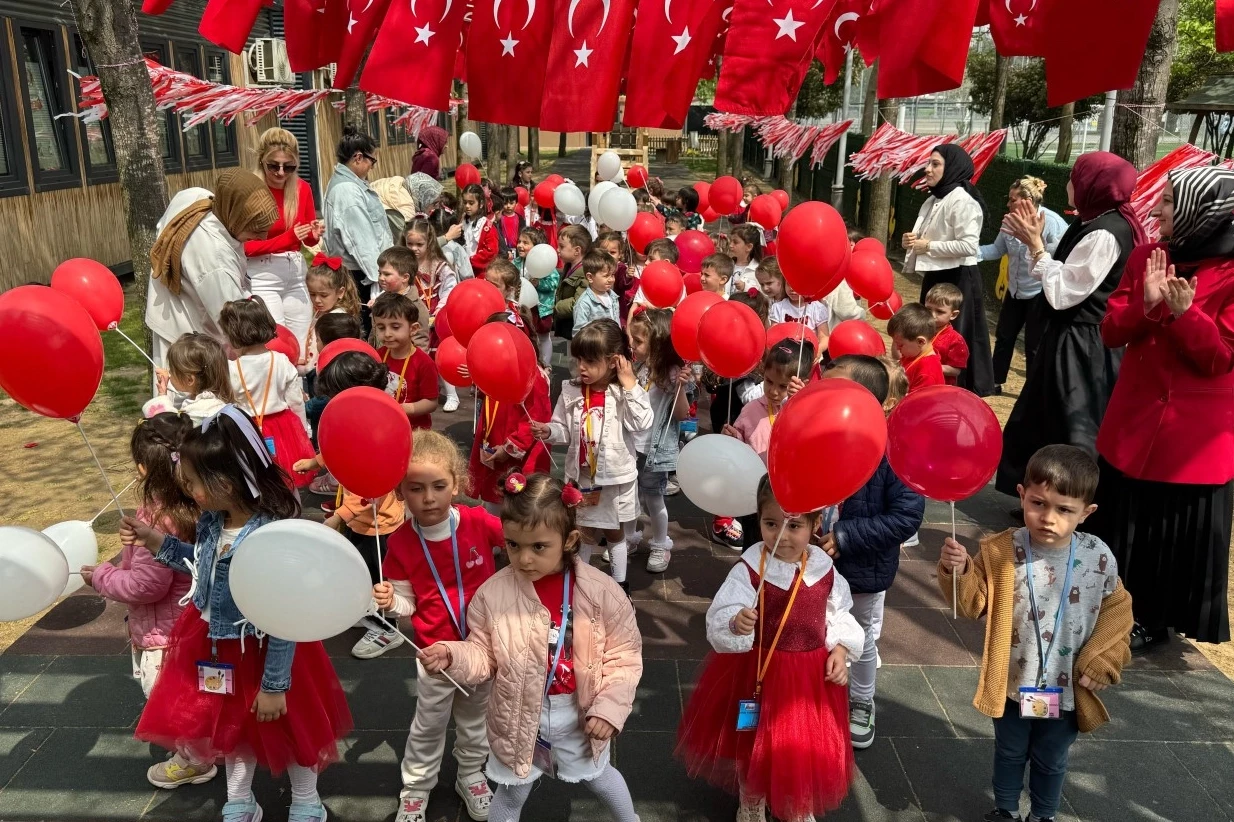 Minik yürekler 23 Nisan’ı gururla kutladı