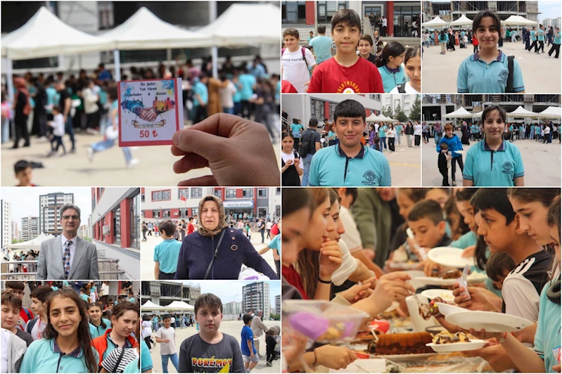 İlkokul öğrencilerinden Gazze için örnek davranış