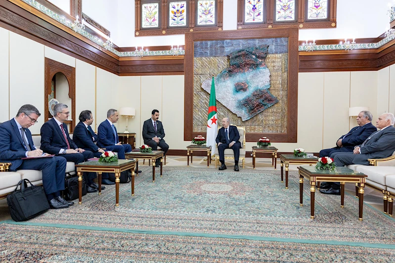 Bakan Fidan, Cezayir Cumhurbaşkanı Tebbun ile görüştü