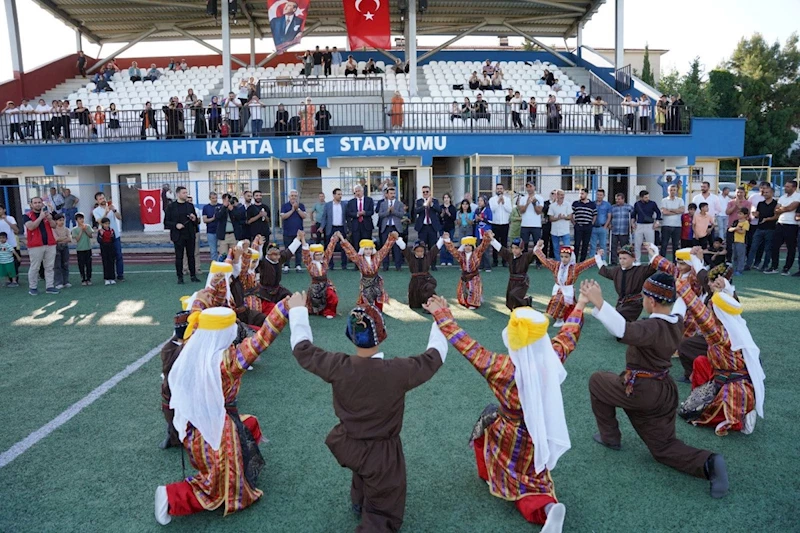 Kahta’da Gençlik ve Spor Festivali coşkuyla kutlandı 