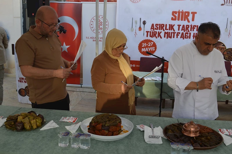 Siirt’te 4. yöresel yemek yarışması düzenlendi