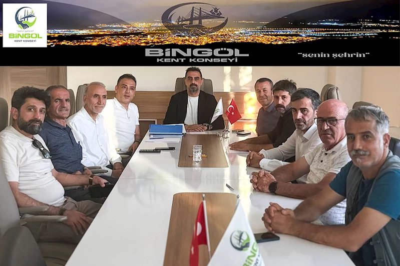 Bingöl Kent Konseyi Başkanlığına Yunus Kuyuldar seçildi