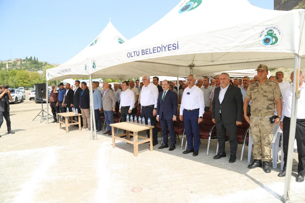 Oltu’da Kapalı Halk Pazarı İçin İlk Adım Atıldı…