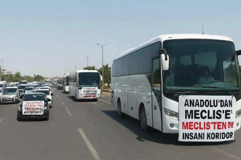 Şanlıurfa’dan onlarca araç, Gazze için TBMM’deki yürüyüşe destek olacak